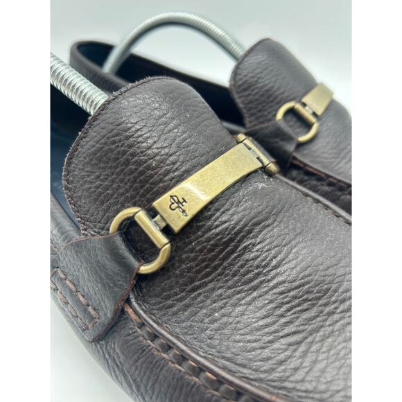 Cole Haan Provincetown Bit Loafer Driver Brown Pebbled Leather Size 10.5 Moc Toe main image 14
